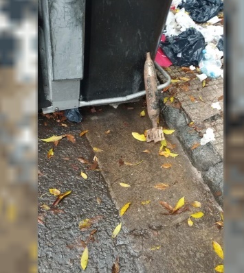 Encontraron un misil de mortero en Balvanera