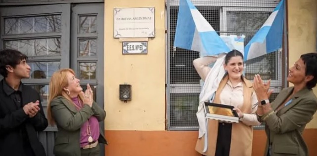 Quilmes: imponen el nombre «Patricias Argentinas» a la Escuela Secundaria N° 53