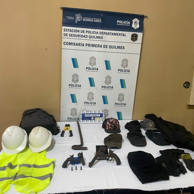 Violenta entradera en Quilmes: golpearon a una pareja de jubilados y hay 3 detenidos