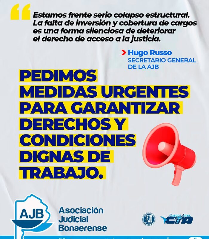 Justicia laboral bonaerense: cada vez más causas, con menos empleados
