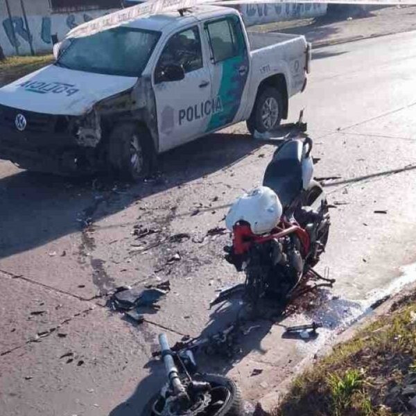 Tragedia en Quilmes Oeste: Motociclista murió tras chocar con un patrullero en persecución