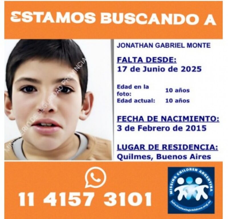 Missing Children busca a dos hermanitos desaparecidos en Quilmes
