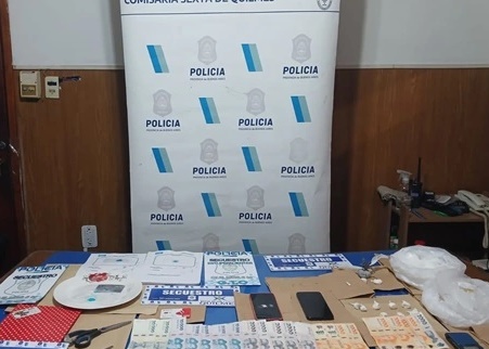 Detenidos y cocaína lista para la venta en una finca de Ezpeleta