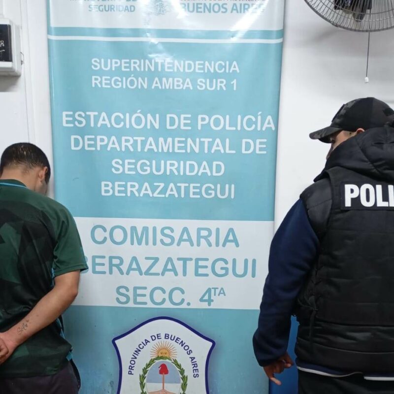 Cayó en Barrio Marítimo sujeto que robaba kioscos: detenido por reiterados asaltos en Berazategui