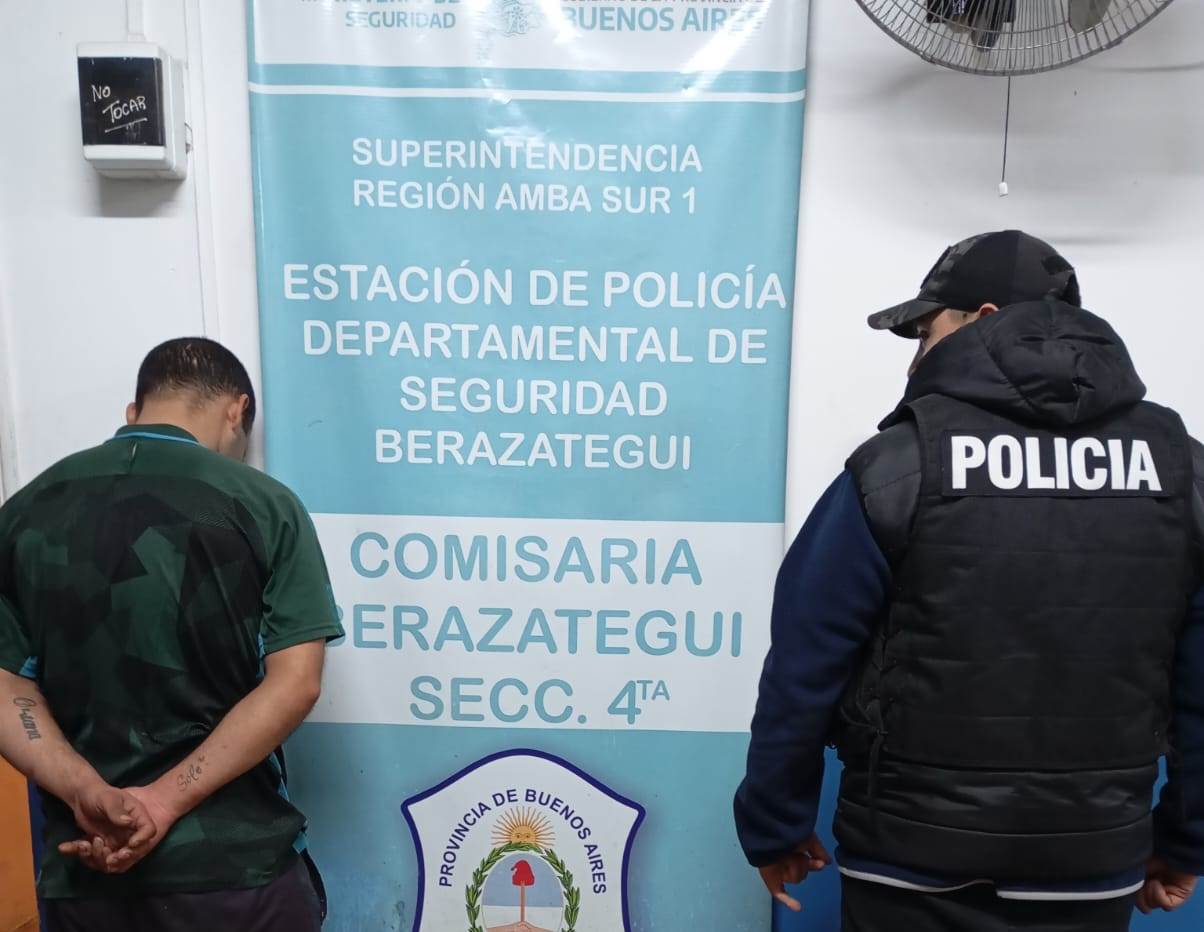 Cayó en Barrio Marítimo sujeto que robaba kioscos: detenido por reiterados asaltos en Berazategui