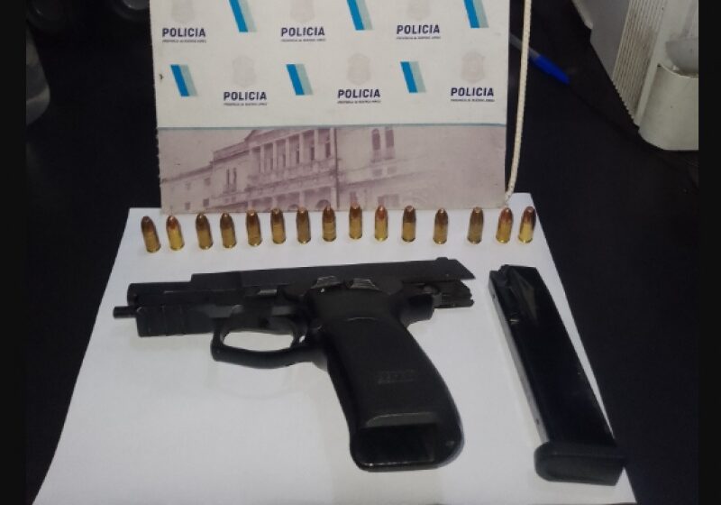 Florencio Varela: persecución y detención de un motociclista por tenencia de arma de fuego