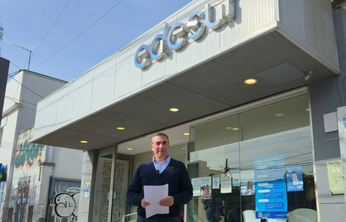 Berazategui: concejal Dante Morini denunció penalmente a Edesur por «desobedecer una orden judicial»