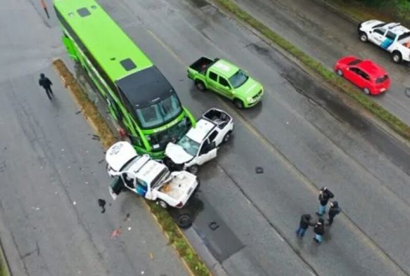 Mar del Plata: Robó un patrullero en medio de una crisis psiquiátrica y provocó un triple choque