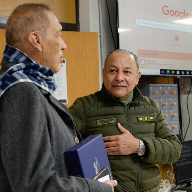 Reconocido abogado colombiano visitó la Dirección de Criminalística de Gendarmería Nacional