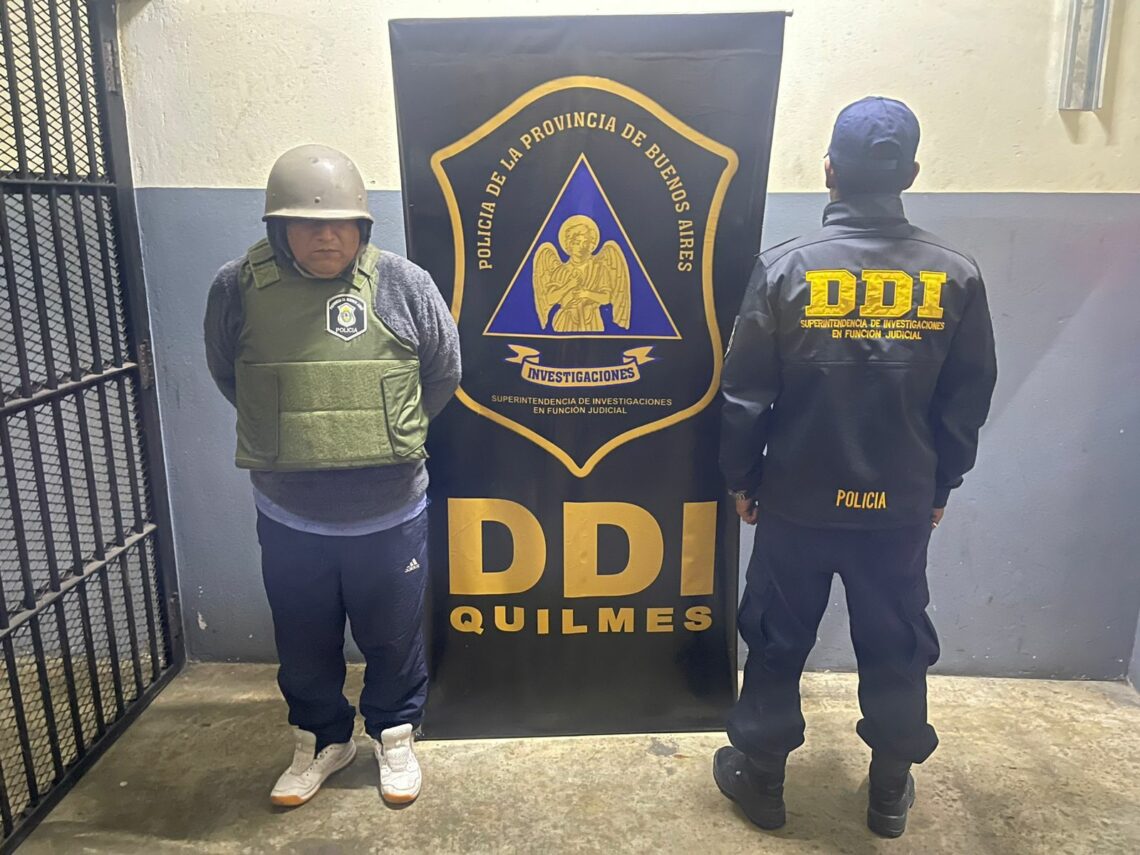 Apresaron a un narco tras detenerlo en pleno centro de Quilmes