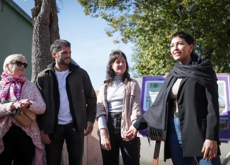 Mayra Mendoza y Ceci Soler supervisaron la obra del nuevo Centro de Gestión de Bernal