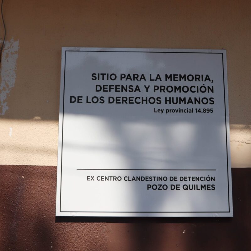 Reconocen crónicas que narran la experiencia de visitar el Sitio de Memoria ex Pozo de Quilmes