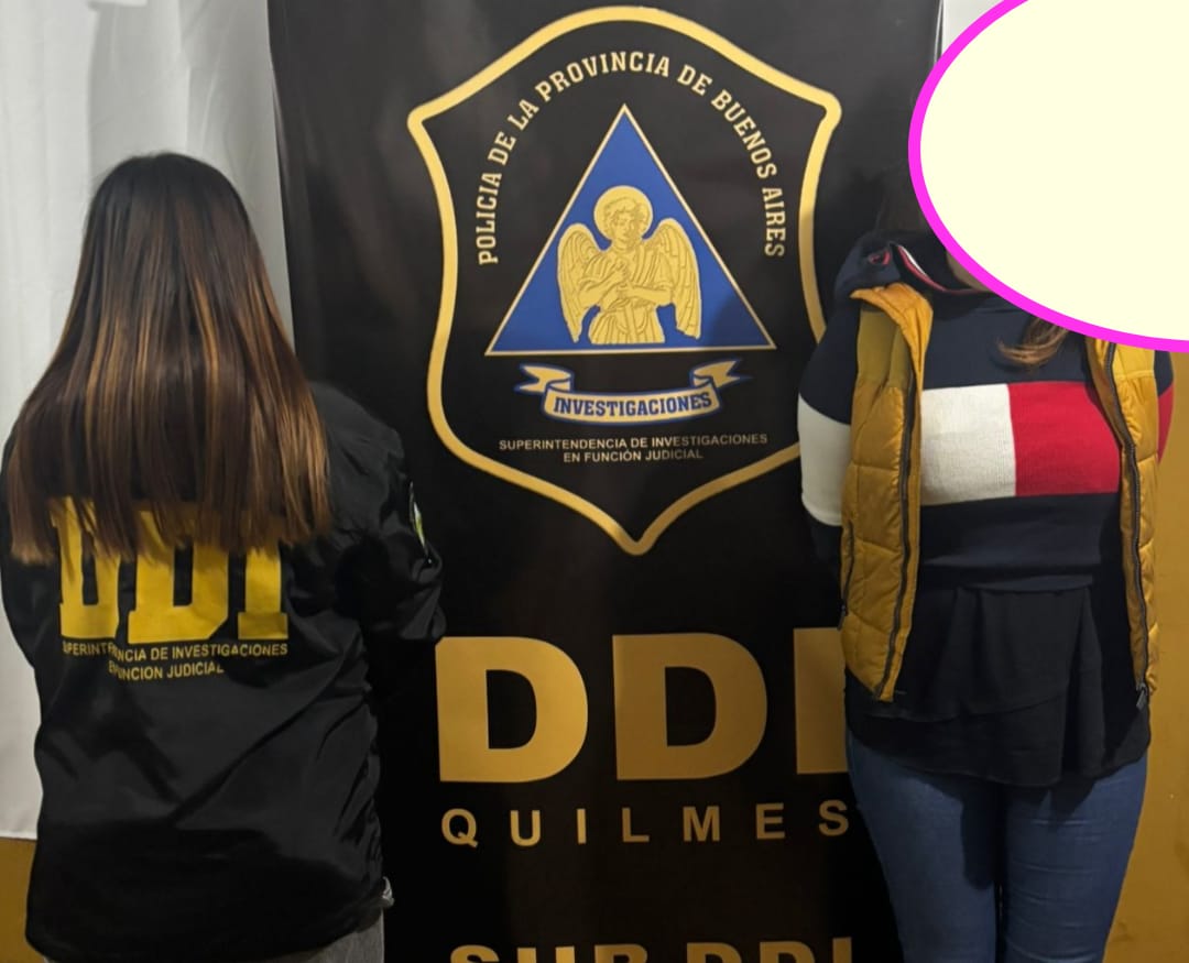 Cae mujer con frondoso prontuario que tenía captura por un hecho de robo en 2021 en Berazategui