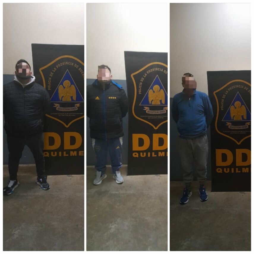 Tres detenidos por el crimen de Leonardo Vence, asesinado frente a su hijo durante un robo Quilmes
