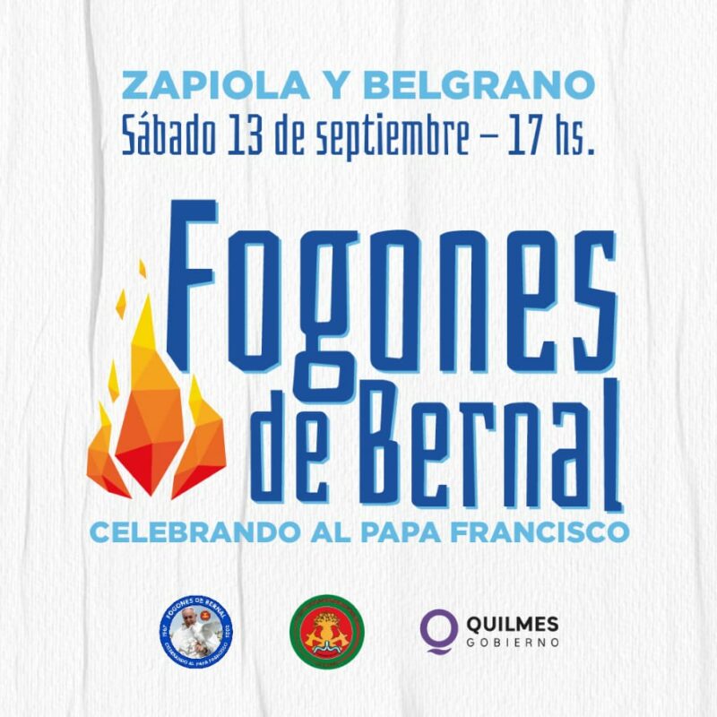 Todo listo para los tradicionales Fogones de Bernal