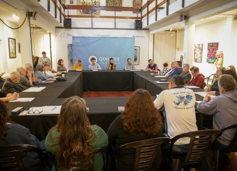 Mayra Mendoza encabezó una reunión con instituciones históricas de Quilmes