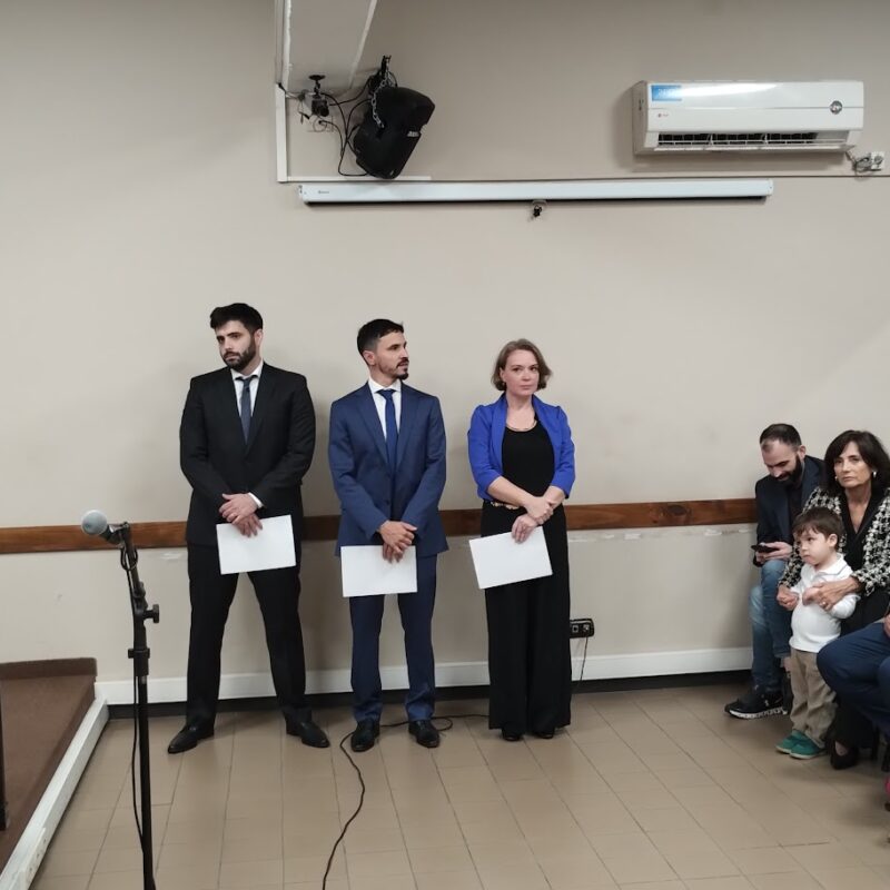 Juraron nuevos magistrados para el Departamento Judicial Quilmes: Alejandra Swida; Diego Feustel y Francisco Martínez Garmendia