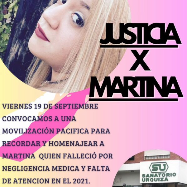 Marcharán en Quilmes Oeste para pedir Justicia por Martina a cuatro años de su muerte
