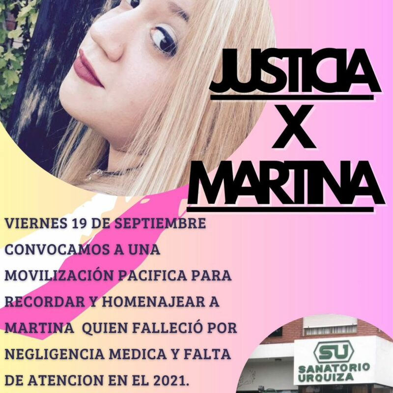 Marcharán en Quilmes Oeste para pedir Justicia por Martina a cuatro años de su muerte