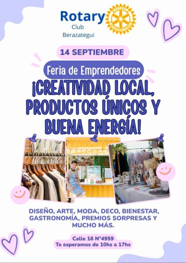 Feria de Emprendedores en el Rotary Club de Berazategui