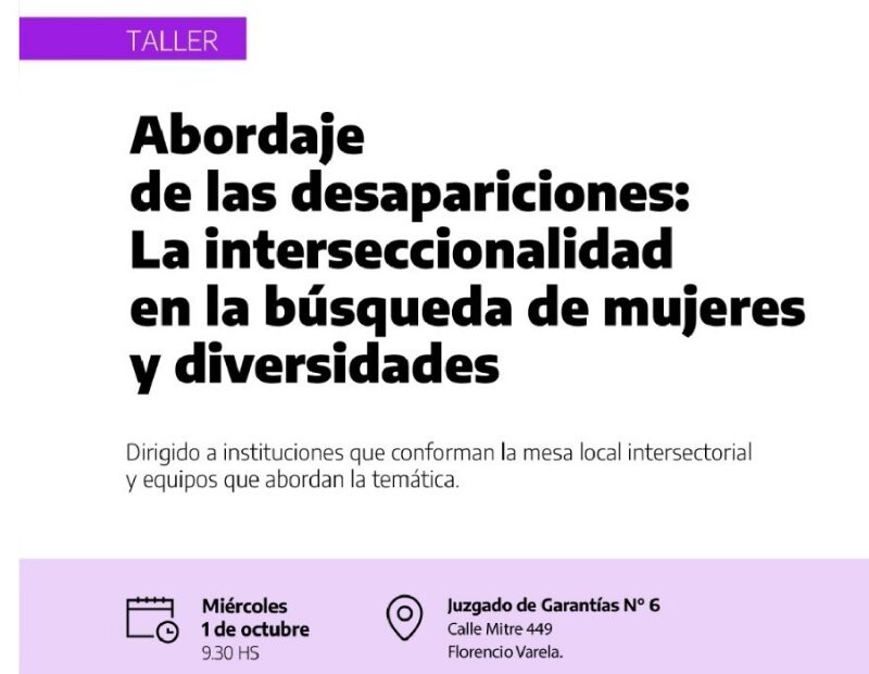 Reinauguración de la muestra de fotos en el Pasillo de las Mujeres en el Juzgado de Garantías N° 6 de Florencio Varela