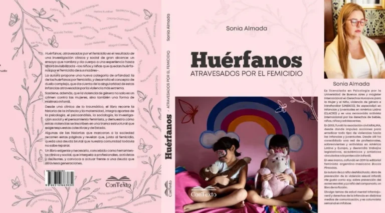 “Huérfanos, atravesados por el femicidio”; historias de vidas truncadas, el libro de Sonia Almada
