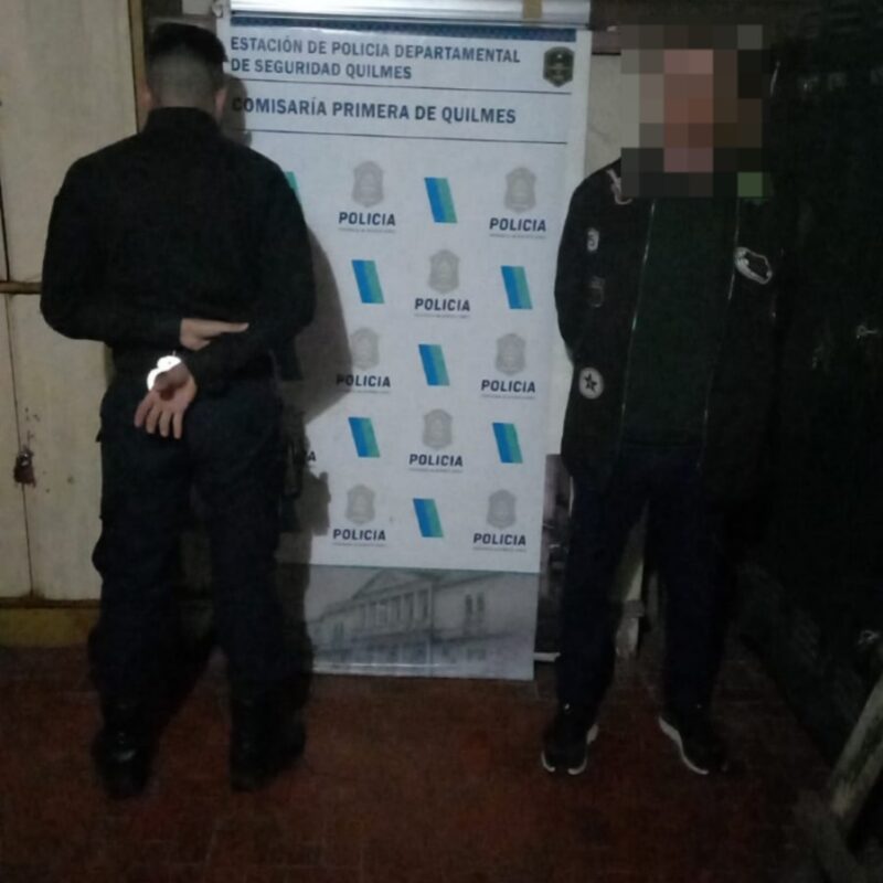 Tensión en Quilmes Centro: pareja detenida por intentar matar a un “trapito” al apuñalarlo