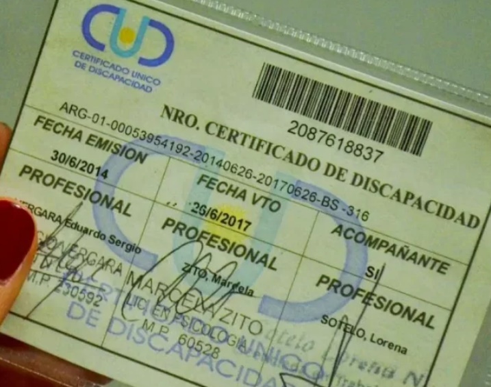 Legislatura bonaerense: proponen eliminar el vencimiento del certificado de discapacidad en casos permanentes