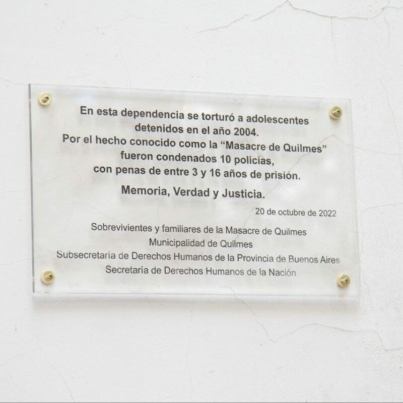 21 años de la Masacre de Quilmes y el reclamo de una barriada por la memoria de Diego, Elías, Manuel y Miguel