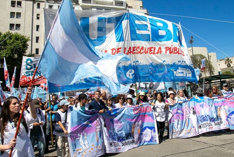 Alto acatamiento al paro docente en el Conurbano bonaerense