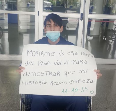 Dieron de alta a Luciano; el joven al que le trasplantaron el corazón en el Hospital El Cruce de Florencio Varela