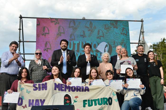Kicillof encabezó el cierre de la 5° edición de Futuro Memoria