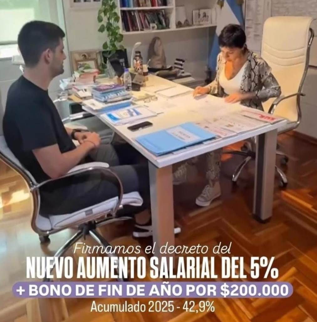 Los trabajadores municipales tendrán a fin de año aumentos salariales y un nuevo bono