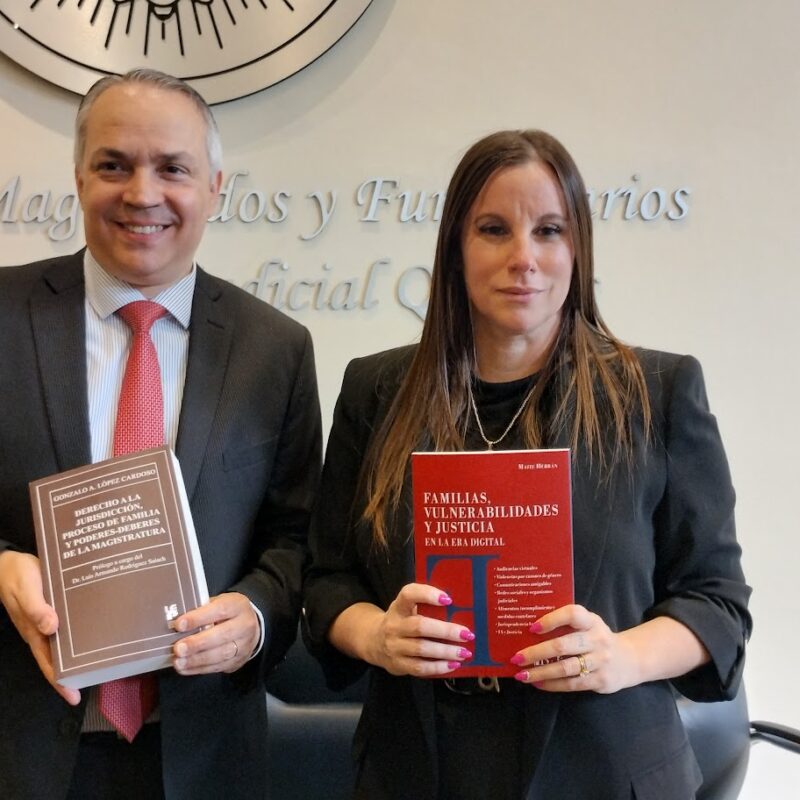Los doctores Herrán y López Cardoso presentaron sus libros en el Colegio de Magistrados de Quilmes