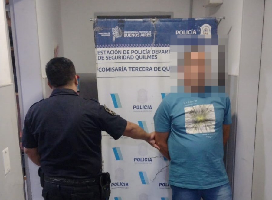 Quilmes Oeste: detenido con un arma con pedido de secuestro; intentó evadir un control policial