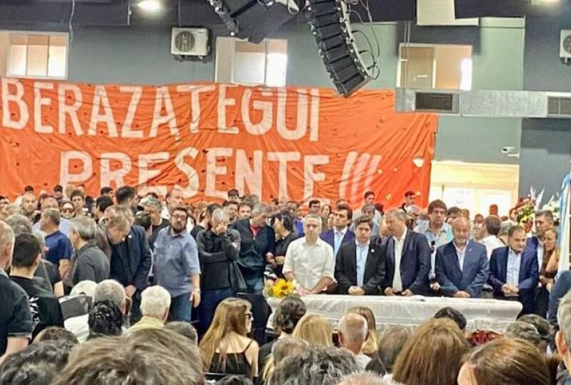 Conmovedor despedida al intendente Juan José Mussi en Berazategui