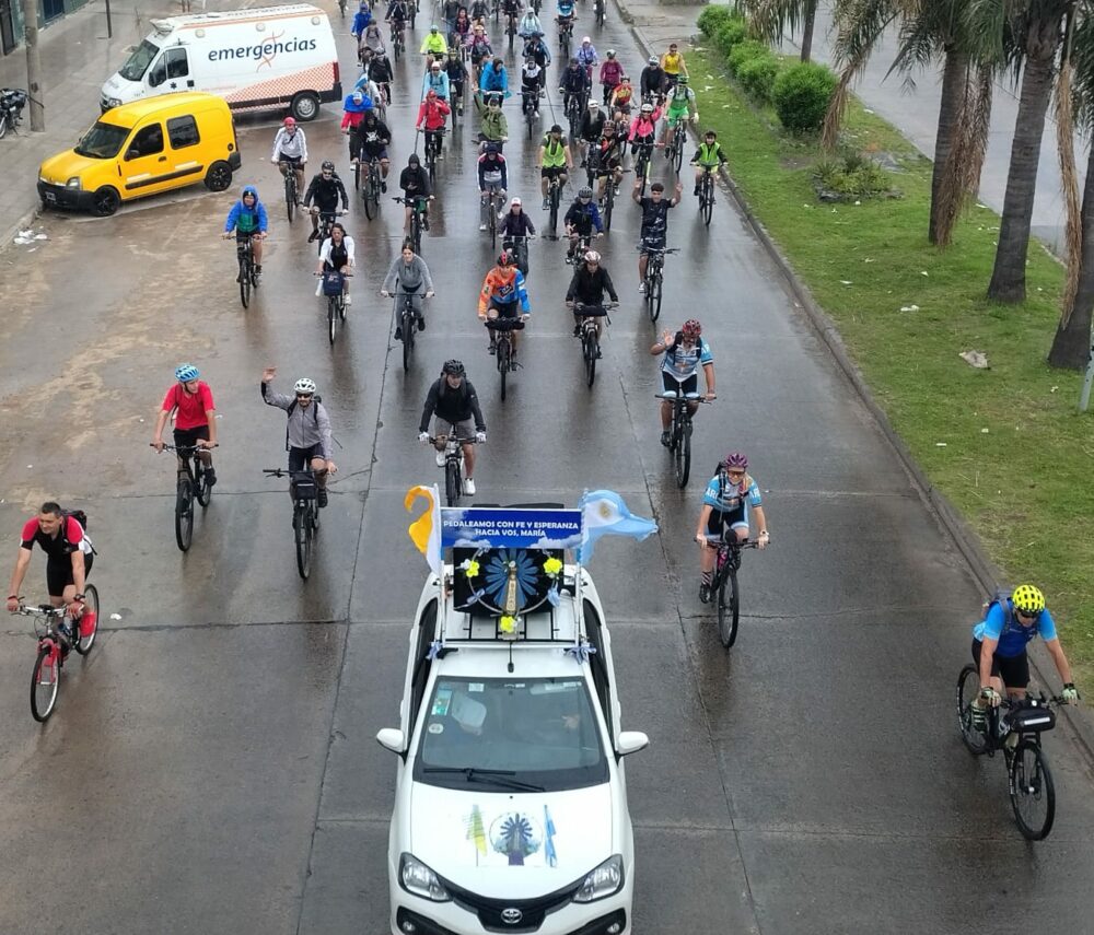 Se realizó la 37° Bicicleteada a Luján de la Diócesis de Quilmes
