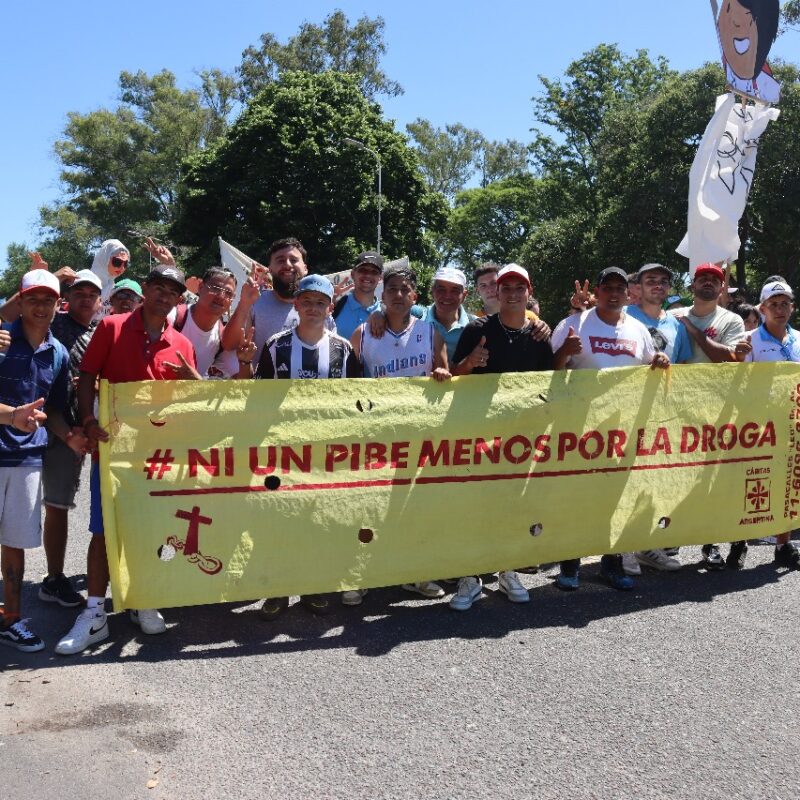 Más de 3.000 chicos participaron de la marcha “El hambre es un crimen” en la República de los Niños