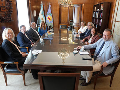 Reunión de las nuevas autoridades del Colegio de Magistrados de Provincia con miembros de la SCJ