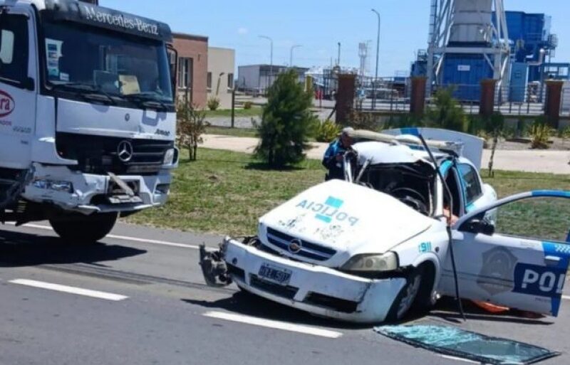 Murió un oficial de la Policía Bonaerense en un trágico accidente de tránsito en la Ruta 11