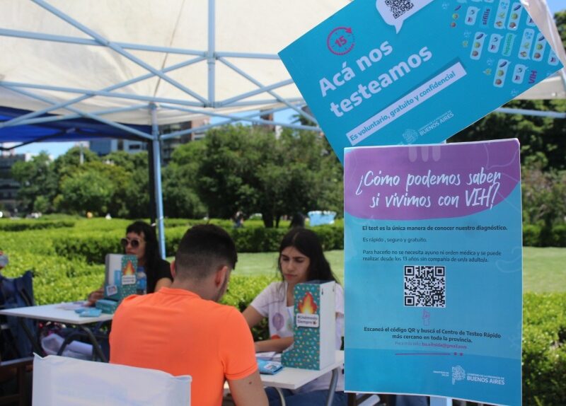La Provincia inicia la Semana de Respuesta al VIH con testeos rápidos en todo el territorio