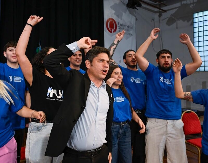 En el Día de la Militancia, Kicillof encabezó un acto en Quilmes