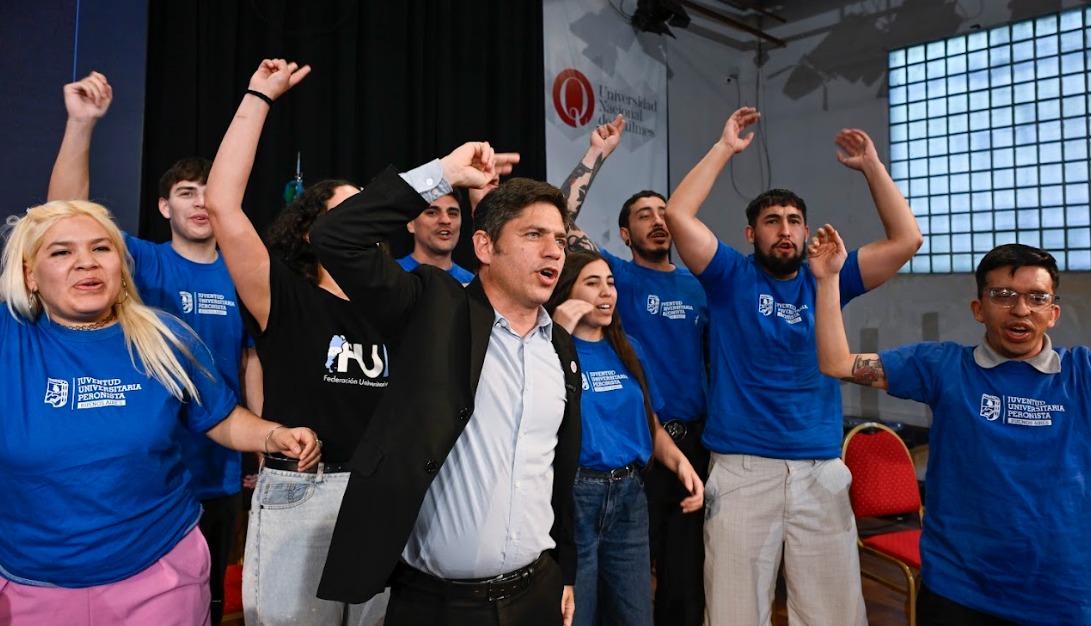 En el Día de la Militancia, Kicillof encabezó un acto en Quilmes