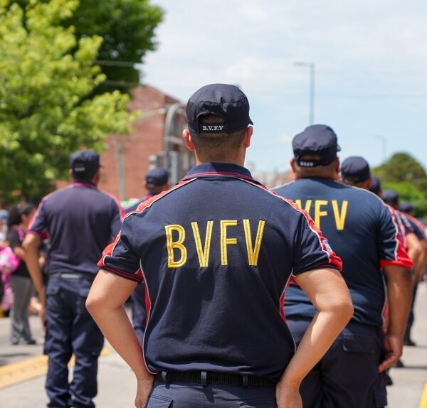 Florencio Varela celebró los 70 años de los Bomberos Voluntarios con un desfile