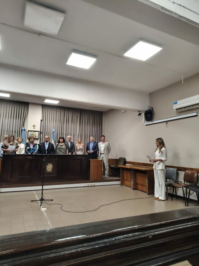 Desirée De Líbano Elorrieta juró como jueza del Tribunal Oral N° 4 de Quilmes