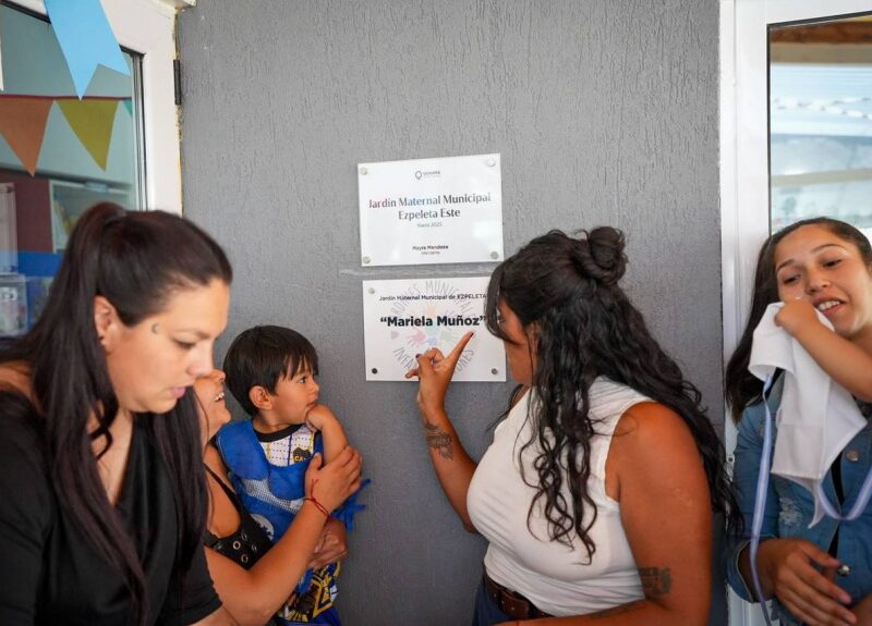 Quilmes: el Jardín Maternal Municipal de Ezpeleta ahora se llama “Mariela Muñoz”; un justo reconocimiento