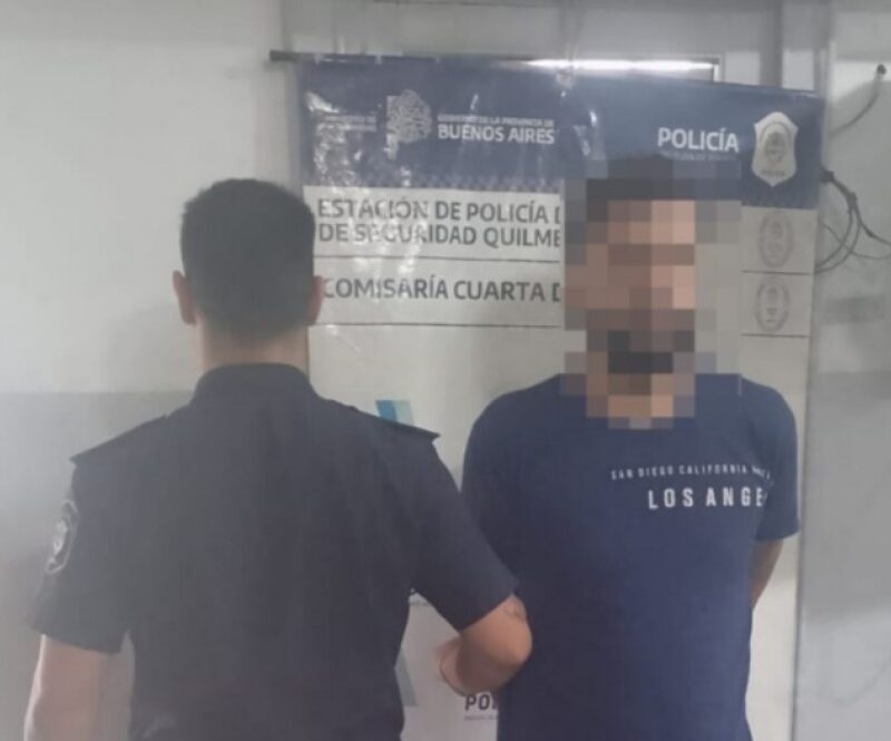 Amenazó de muerte a su expareja con una cuchilla y fue detenido