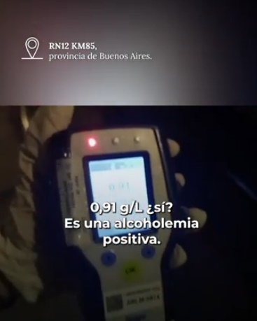 96 casos de alcoholemia positiva en el Año Nuevo en todo el país