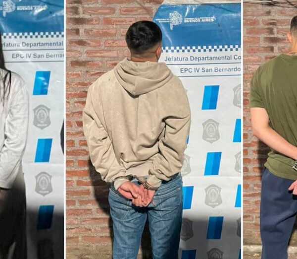 Fueron de Avellaneda a la Costa a robar y terminaron detenidos