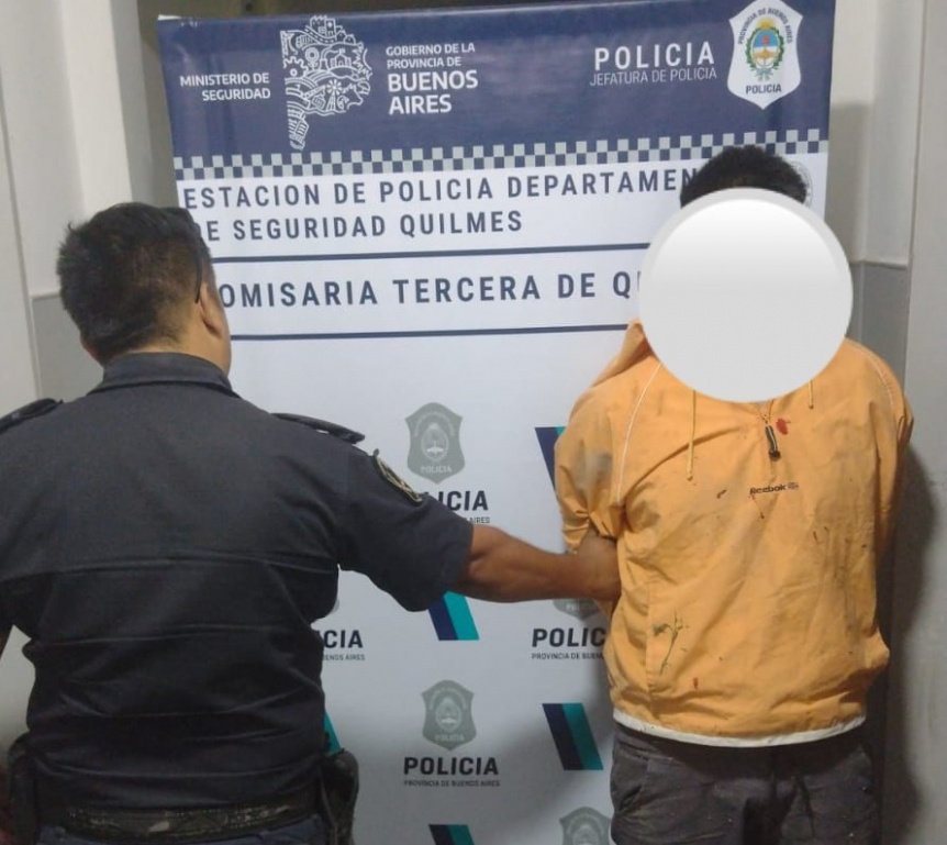 Quilmes: detuvieron a un hombre por agredir a su pareja y atacar a un policía